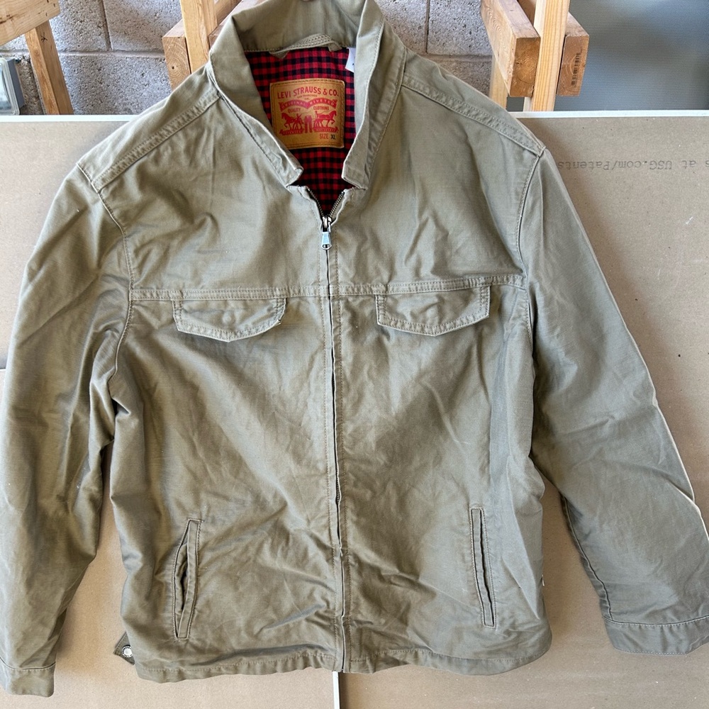 Levi's Men's Olive Military Jacket